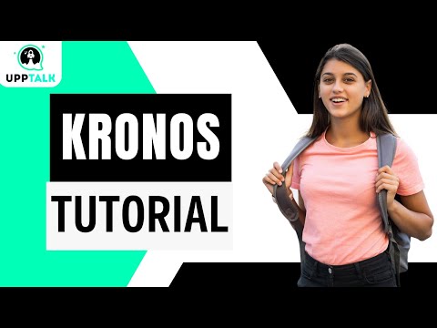 Kronos Tutorial Kronos Certification Training Learn Kronos Online Kronos Upptalk