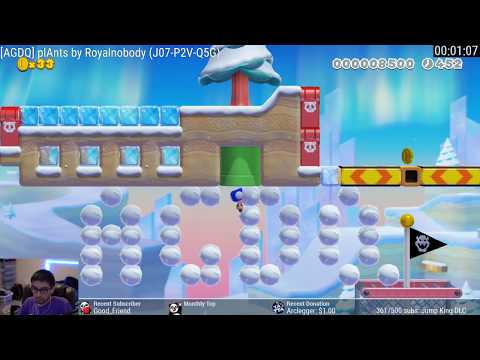 All Mario Maker 2 Blind Relay Race Levels at AGDQ 2020