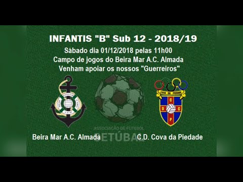 Beira Mar A.C. Almada - 2 vs 1 C. D. Cova da Piedade - Campeonato Sub 12 - 01/12/2018 - 2018-19