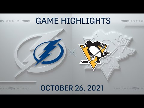 NHL Highlights | Lightning vs. Penguins - Oct. 26, 2021