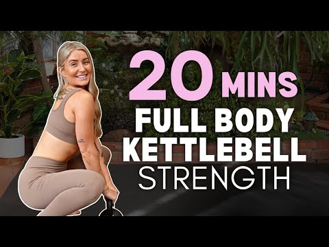 20 Min INTERMEDIATE Full Body KETTLEBELL STRENGTH | No Repeat | | No Jumping 4K