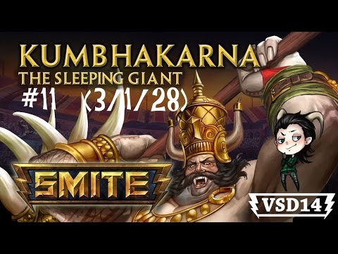 #11 Kumbhakarna Smite Arena Gameplay 1080p