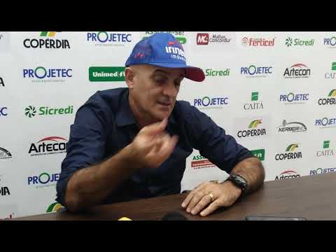 Coletiva de imprensa Itamar Schülle Concórdia 0X1 Chapecoense