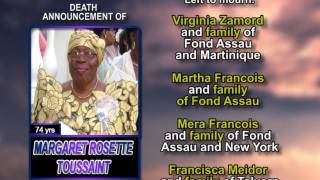 Margaret Rosette Toussaint long