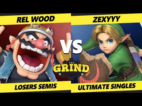 The Grind 227 Losers Semis - Rel Wood (Wario, Game & Watch) Vs. Zexyyy (Young Link) Smash Ultimate