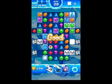 Jewel Pop Mania:Match 3 Puzzle Level 146 ( Ice Cream Town Episode ) - Walkthrough ( No Booster )