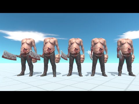 5x HEADLESS HULK vs EVERY UNIT - Animal Revolt Battle Simulator