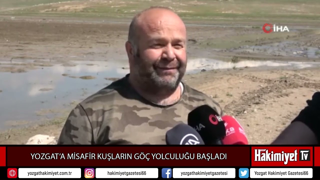 YOZGAT’A MİSAFİR KUŞLARIN GÖÇ YOLCULUĞU BAŞLADI