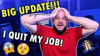 I QUIT MY JOB TO DO MUSIC FULL TIME! MAKING A CRAZY BEAT!