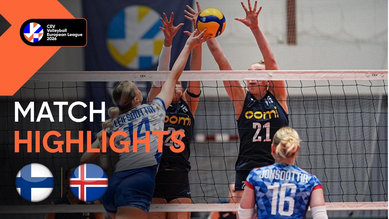 Highlights | Finland vs. Iceland | CEV Volleyball European League 2026 | Women