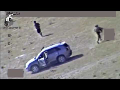 ISIS convoys destroyed by US helicopter