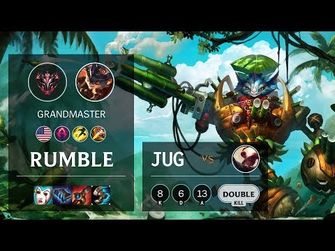 Rumble Jungle vs Lee Sin - NA Grandmaster Patch 10.9