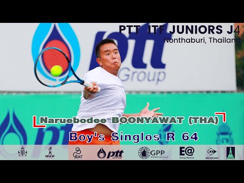 PTT  ITF JUNIORS J4 BS R64 - Naruebodee BOONYAWAT (THA) vs Noah KARMA (SUI)