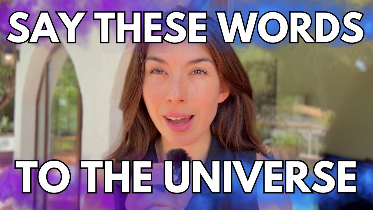 Say THIS PHRASE to the Universe today & watch miracles flow...