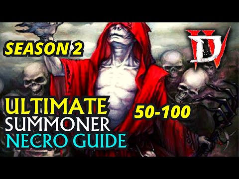 BEST End Game Pure Summoner Necromancer Diablo 4 Season 2