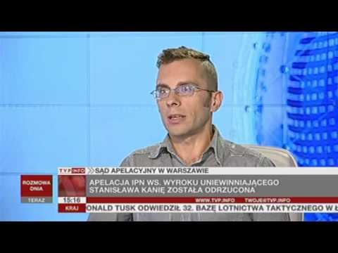 Dr Patryk Pleskot o wyroku dla Stanisława Kani (Rozmowa Dnia TVP Info, 03.06.2013)