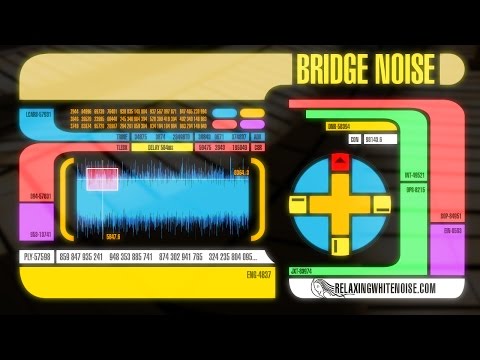 Star Trek The Next Generation Bridge Sounds for Sleep or Studying | White Noise 10 Hours