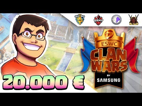 TORNEO POR EQUIPOS DESDE PARÍS | 20.000€ en premios | ESWC Clan Wars by Samsung | Clash Royale