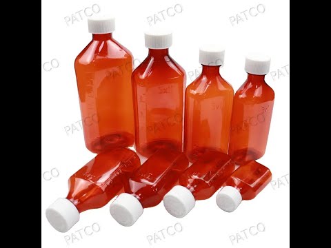 Oval Shaped Pet Bottles for Syrup