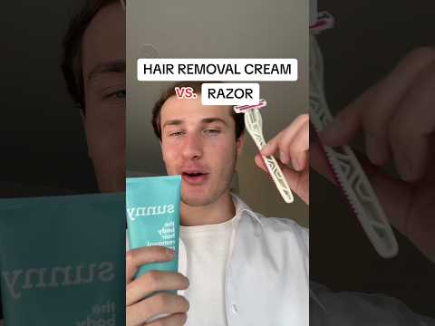Prove Your Smooth: Razor vs. Hair Removal Cream #shorts
