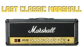 Video thumbnail for The Last Classic Marshall? JCM 2000 DSL 50 by Leon Todd