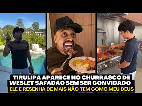 Lots of banter: Tirulipa invades Wesley Safadão's barbecue - Check it out!