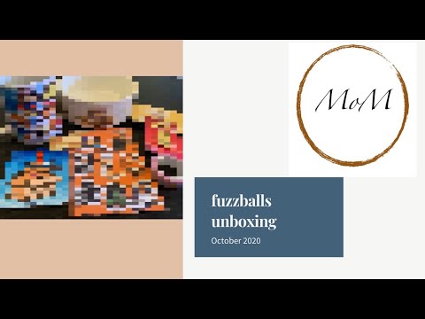 Fuzzballs unboxing autumn 2020 box of Fuzzballs