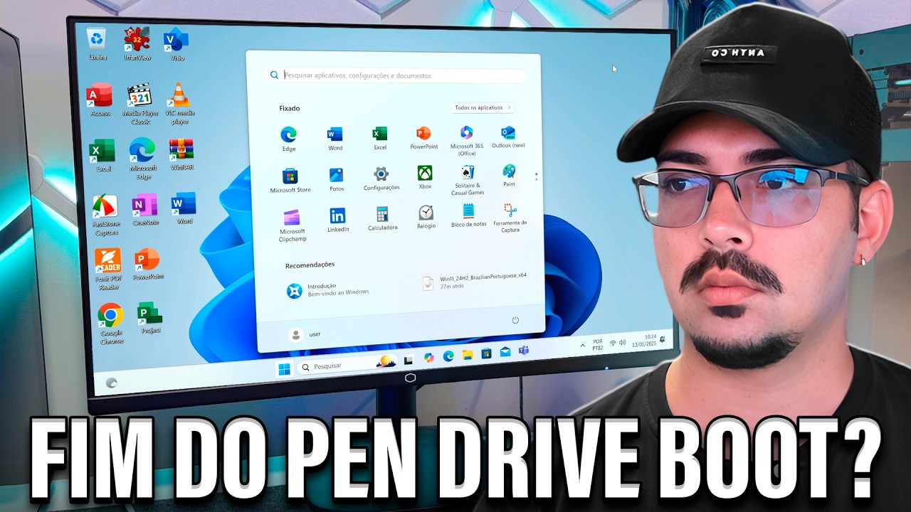 FIM DO PEN DRIVE? 😱 Instale Windows 10 e 11 do Jeito Mais Rápido do Mundo!