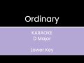 Ordinary KARAOKE (Lower Key)