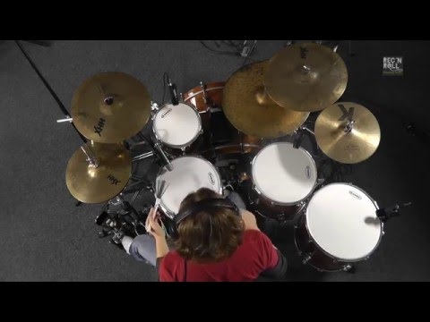 Cascara on drums some example with Daniel Sapcu