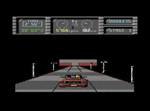 Outrun Europe C64 prototype - Clip 2