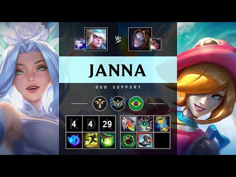 Janna Support vs Orianna - BR Challenger Patch 25.19
