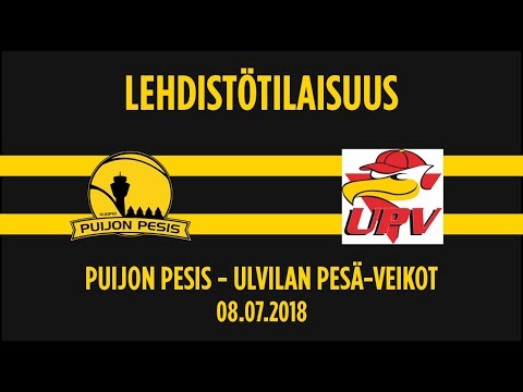 08.06.2018 Puijon Pesis - Ulvilan Pesä-Veikot lehdistötilaisuus
