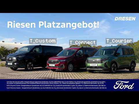 Ford Tourneo Trio im Test: So unterschiedlich sind Courier, Connect & Custom!