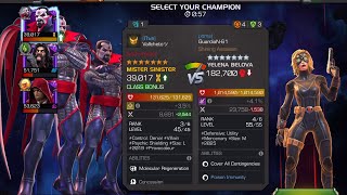 Mcoc WAR |  Mr. Sinister vs YELENA BELOVA | (BOSS)