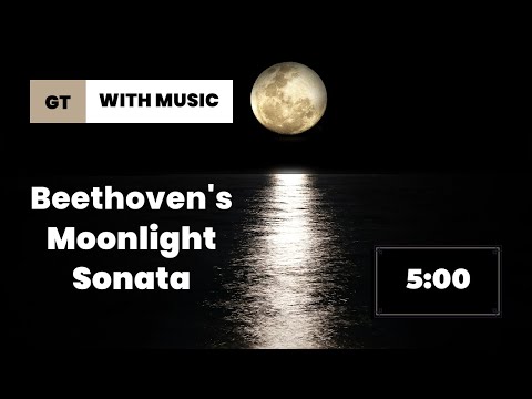 5 Minute Timer // Beethoven - Moonlight Sonata