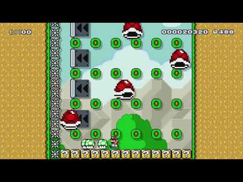 【Climb down】　♥♥♥♡♡ (⌒-⌒)/ by まま - SUPER MARIO MAKER - NO COMMENTARY 1bi