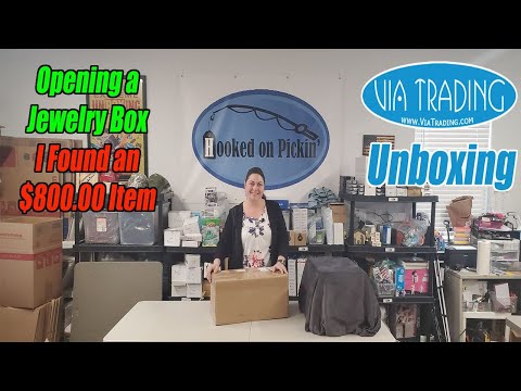 Via Trading Case Unboxing - I Found an $800.00 Item in this Box - Will I make Money? - Resllling