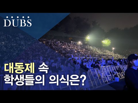 대동제 속 학생들의 의식은?