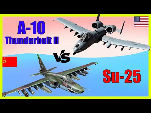 A 10 Thunderbolt vs Su 25 Frogfoot: Which is better?
