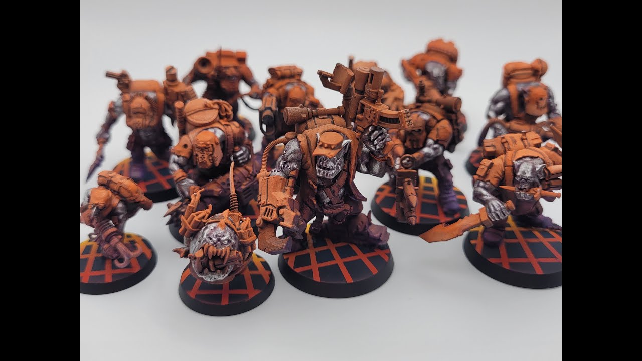 Let's paint Synthwave Orcs