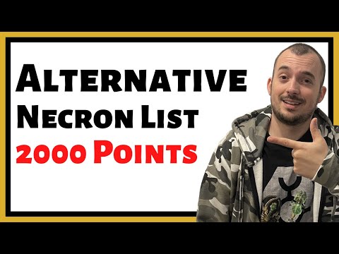 2000 Point "Alternative" Necron List - Warzone Nephilim - 9th Edition - Warhammer 40k 2022