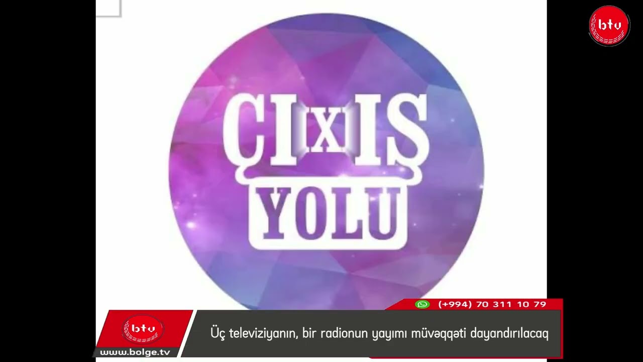 Üç televiziyanın, bir radionun yayımı müvəqqəti dayandırılacaq