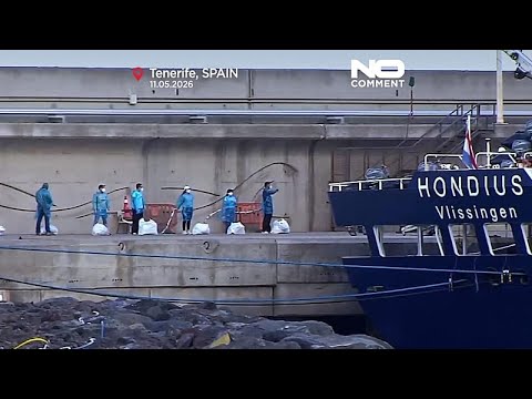 Video Thumbnail: Final passengers disembark hantavirus-hit cruise ship in Tenerife