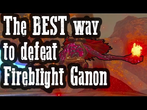 The BEST way to defeat Fireblight Ganon - Vah Rudania