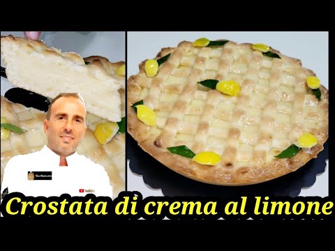 Soft Lemon Custard Tart 🍋. Spectacular recipe made entirely by hand at home.