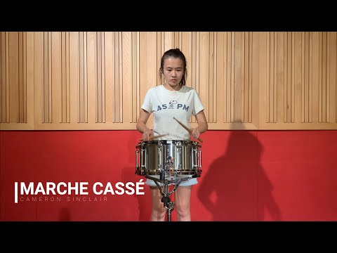 ABRSM G4 Percussion 2020 (A4) Marche Cassé - Cameron Sinclair
