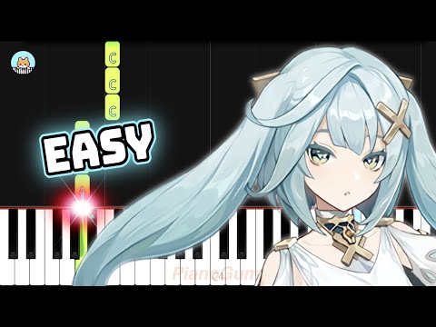 Genshin Impact Demo - "Faruzan: Master of Ingenious Devices" - EASY Piano Tutorial & Sheet Music