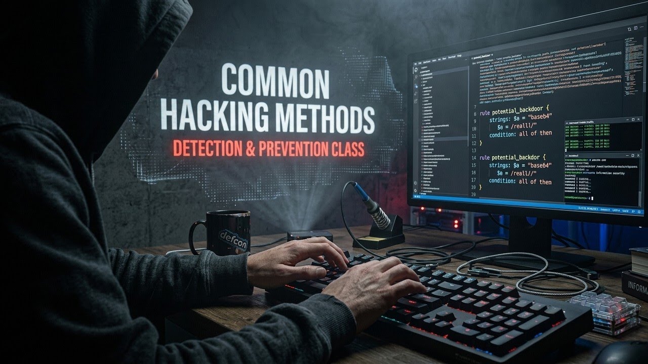 Common Hacking Methods Detection & Prevention Class