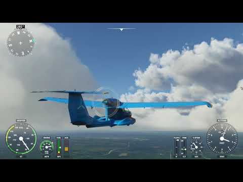 Galesburg to Monmouth IL in Microsoft Flight Simulator